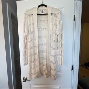 Old Navy white summer cardigan